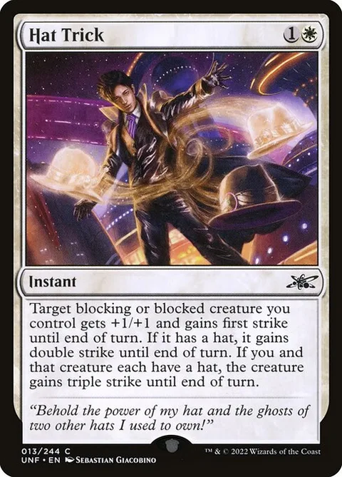Hat Trick, carte 13 de Unfinity