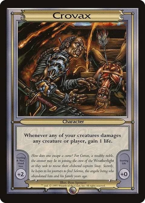 Crovax, carte 202 de Vanguard Series