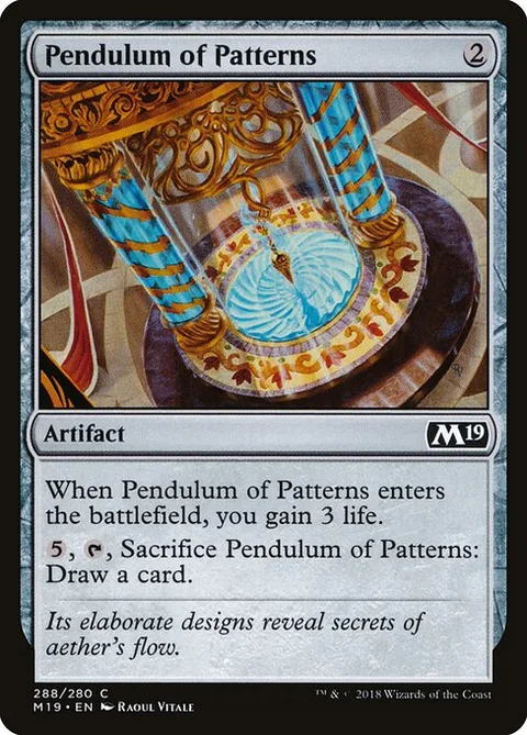Pendulum of Patterns, card 288 from Core Set 2019