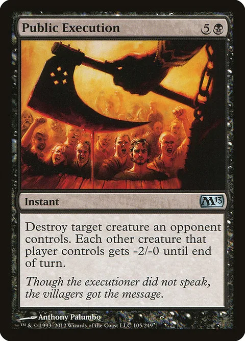 Public Execution, carte 105 de Magic 2013