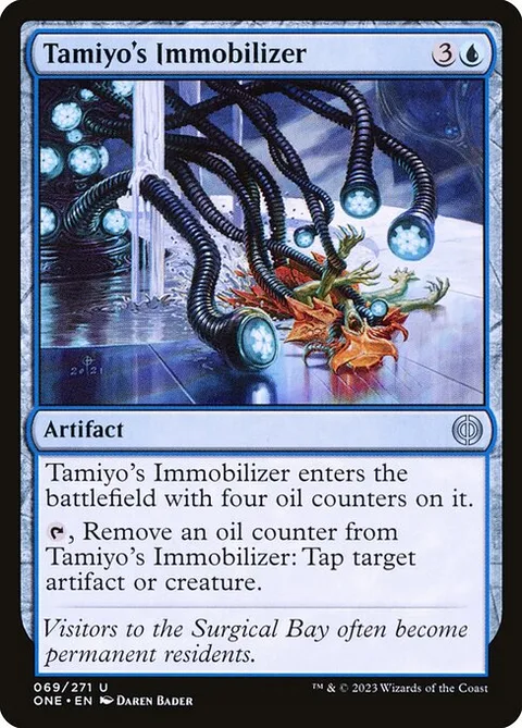 Tamiyo's Immobilizer, card 69 from Phyrexia: All Will Be One