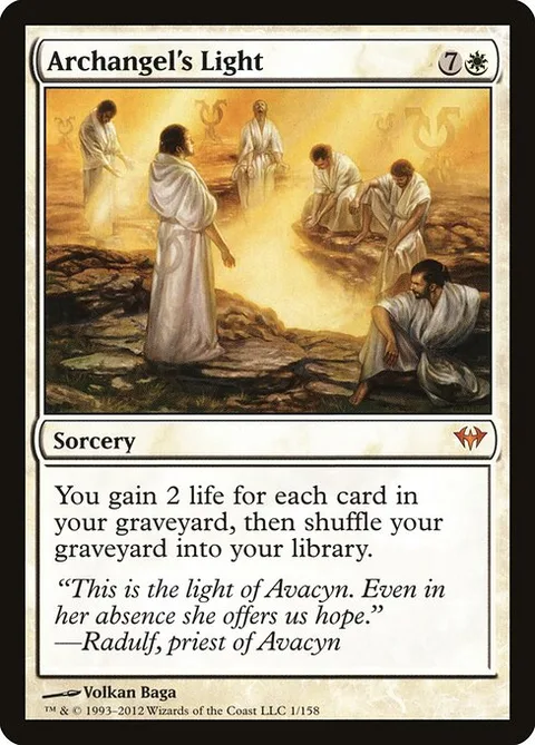Archangel's Light, card 1 from Dark Ascension
