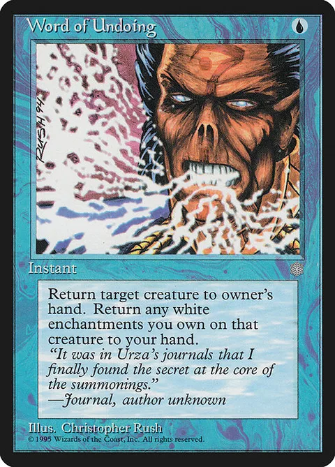 Word of Undoing, card 108 from Ice Age