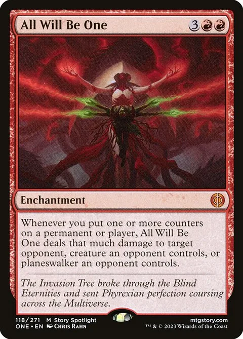All Will Be One, card 118 from Phyrexia: All Will Be One
