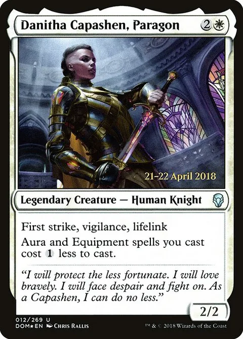 Danitha Capashen, Paragon, card 12s from Dominaria Promos