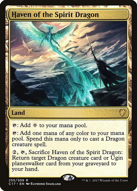 Haven of the Spirit Dragon, carte 255 de Commander 2017