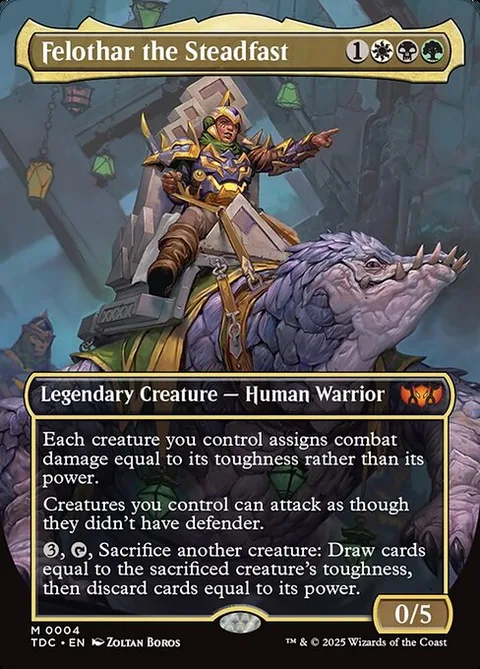 Felothar the Steadfast, carte 4 de Tarkir: Dragonstorm Commander
