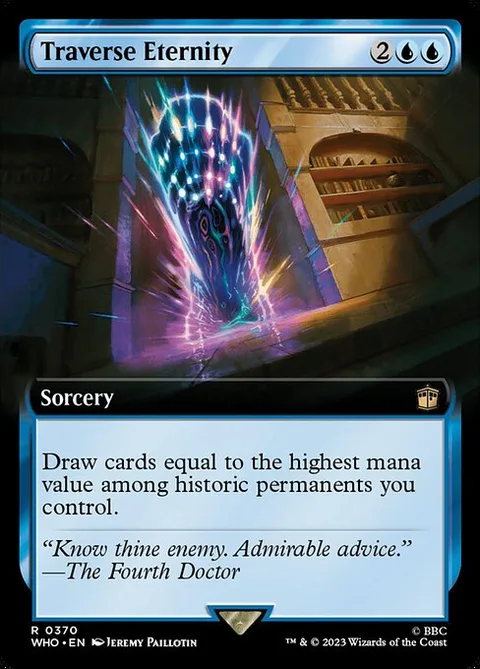 Traverse Eternity, card 370 from Doctor Who