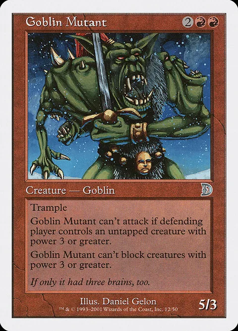 Goblin Mutant, card 12 from Deckmasters