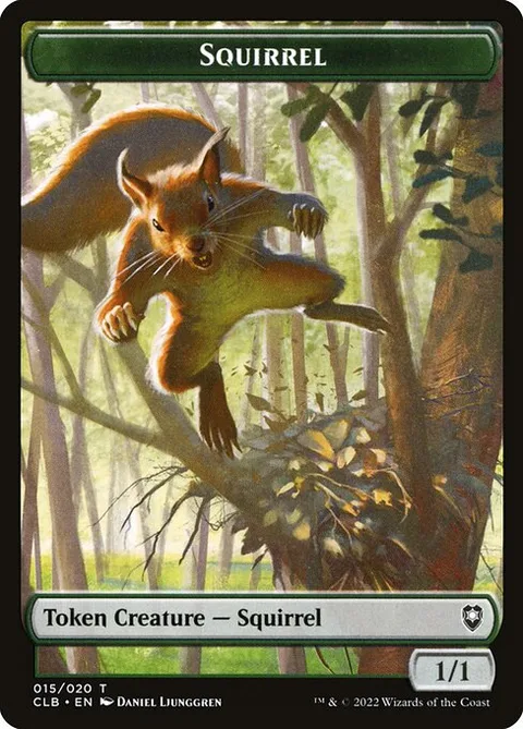 Squirrel, card 15 from Battle for Baldur's Gate Tokens