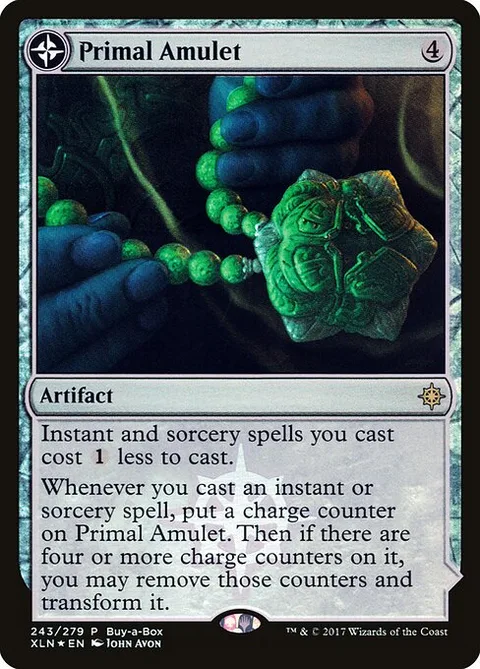 Primal Amulet // Primal Wellspring, card 243 from XLN Treasure Chest