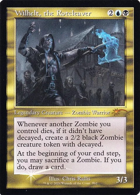 Wilhelt, the Rotcleaver, carte 862 de Secret Lair Drop