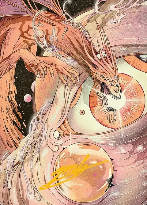 Nova Hellkite // Nova Hellkite, carte 40 de Edge of Eternities Art Series