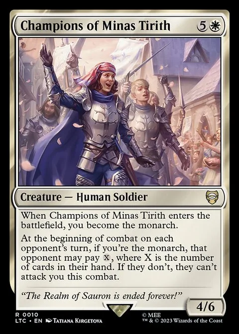 Champions of Minas Tirith, card 10 from Tales of Middle-earth Commander