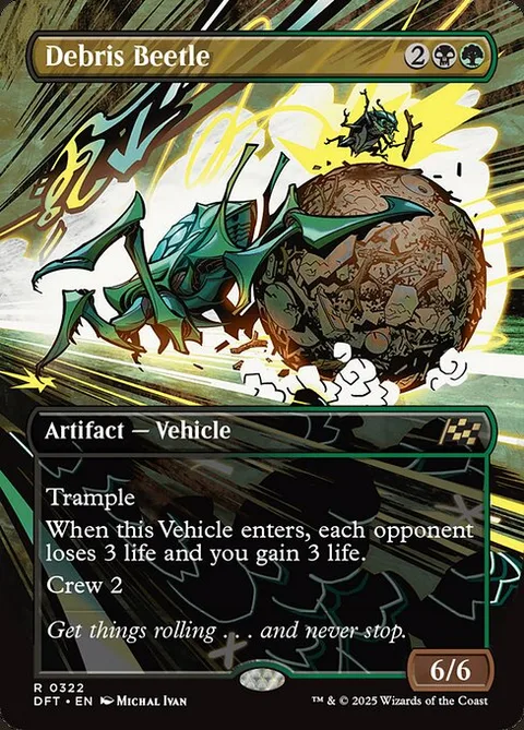 Debris Beetle, card 322 from Aetherdrift