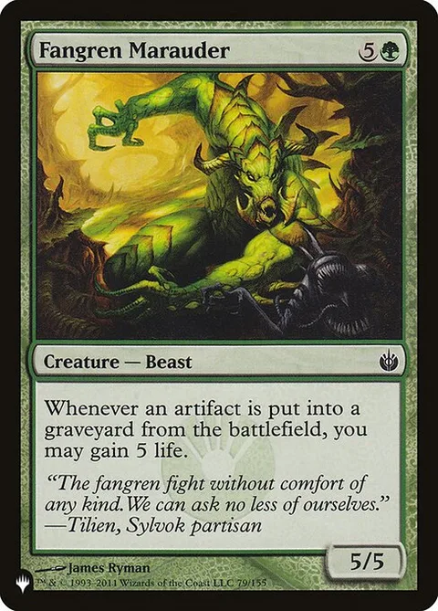 Fangren Marauder, card MBS-79 from The List