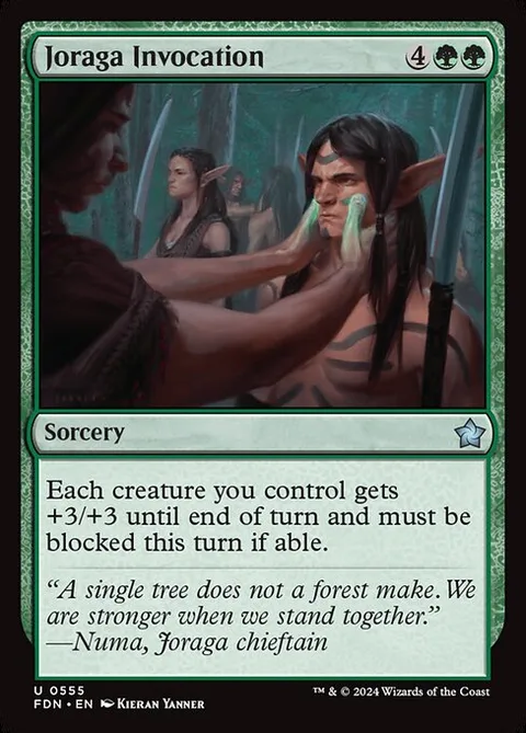 Joraga Invocation, carte 555 de Foundations