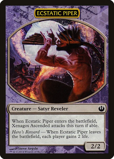 Ecstatic Piper, card 3 from Defeat a God