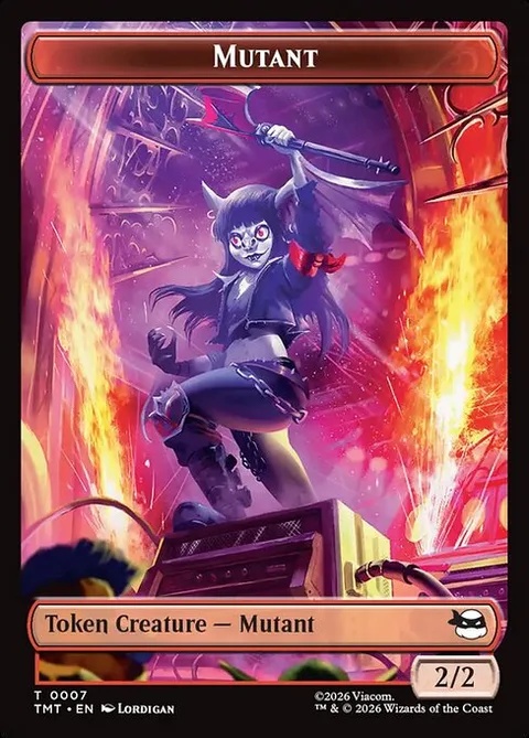 Mutant, card 7 from Teenage Mutant Ninja Turtles Tokens