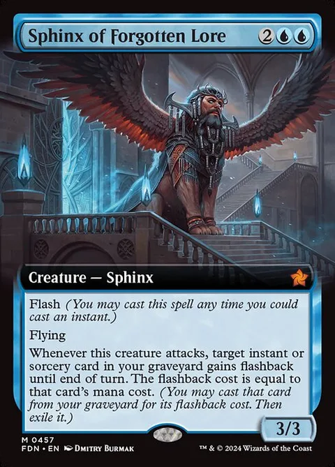 Sphinx of Forgotten Lore, carte 457 de Foundations