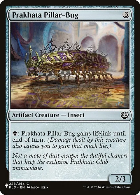 Prakhata Pillar-Bug, card KLD-228 from The List