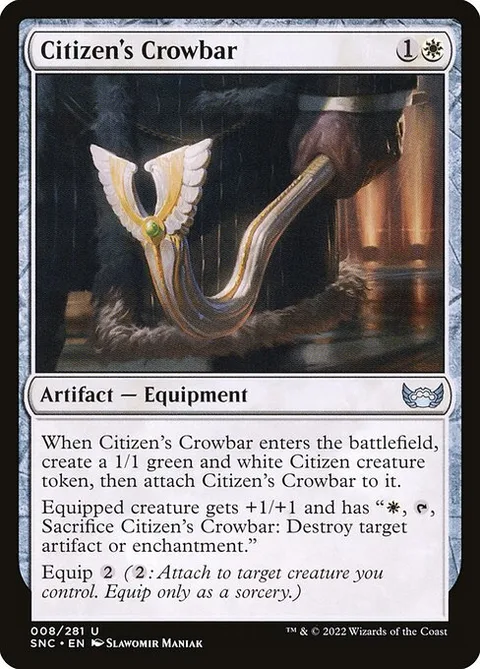 Citizen's Crowbar, carte 8 de Streets of New Capenna
