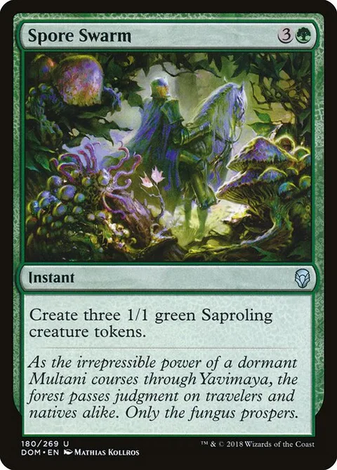 Spore Swarm, card 180 from Dominaria