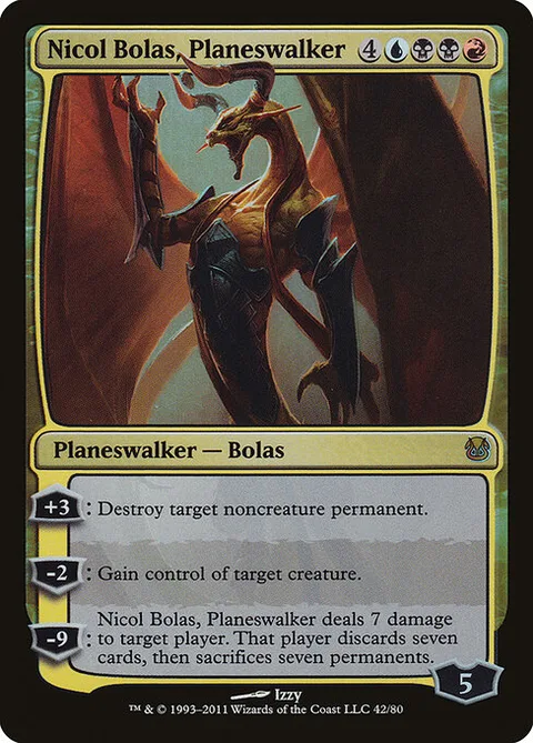 Nicol Bolas, Planeswalker, card 42 from Duel Decks: Ajani vs. Nicol Bolas