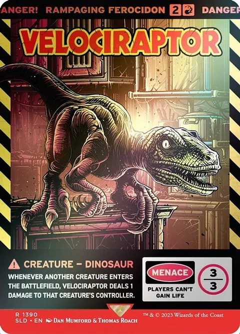 Rampaging Ferocidon, card 1390★ from Secret Lair Drop