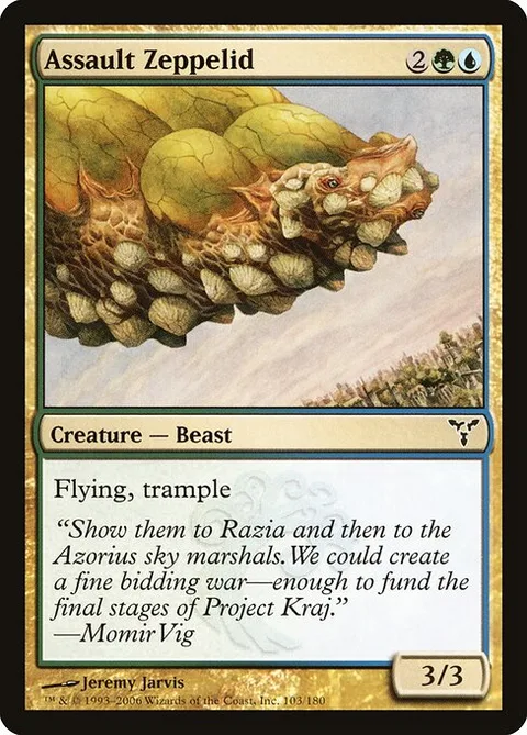 Assault Zeppelid, card 103 from Dissension