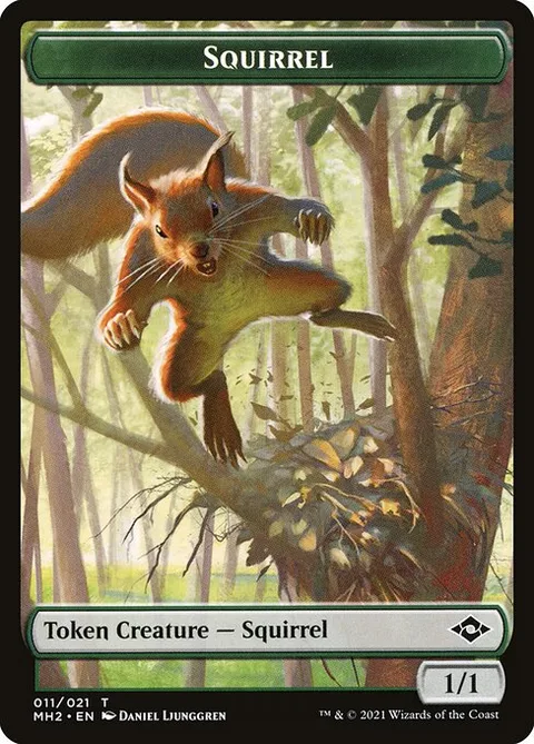 Squirrel, card 11 from Modern Horizons 2 Tokens