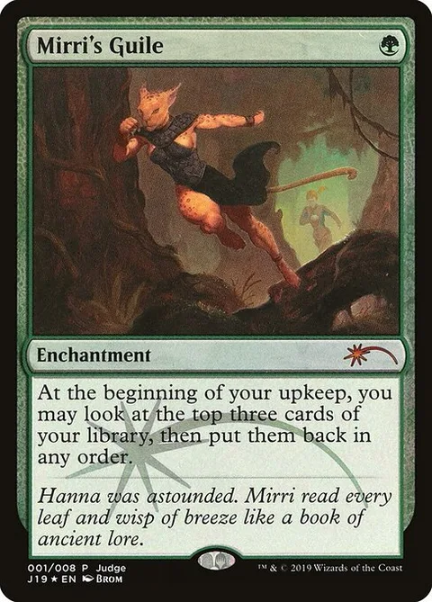 Mirri's Guile, card 1 from Judge Gift Cards 2019