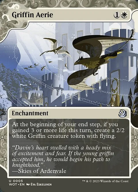 Griffin Aerie, carte 5 de Wilds of Eldraine: Enchanting Tales