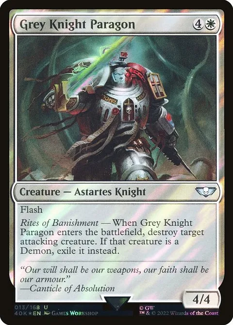 Grey Knight Paragon, carte 13★ de Warhammer 40,000 Commander