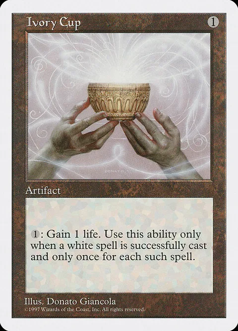 Ivory Cup, card 380 from Fifth Edition