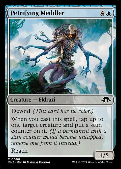 Petrifying Meddler, carte 66 de Modern Horizons 3