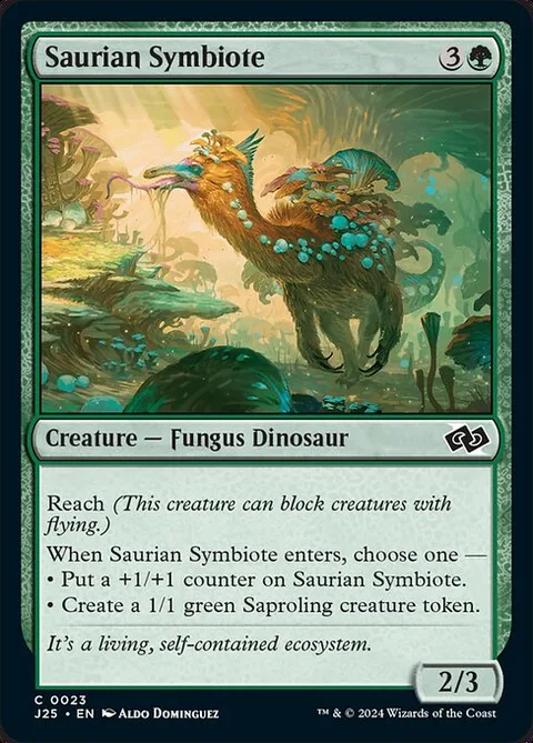 Saurian Symbiote, card 23 from Foundations Jumpstart