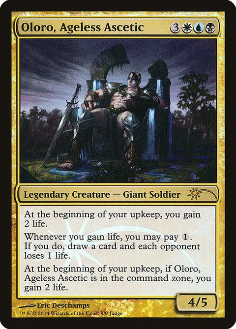 Oloro, Ageless Ascetic, card 9 from Judge Gift Cards 2014