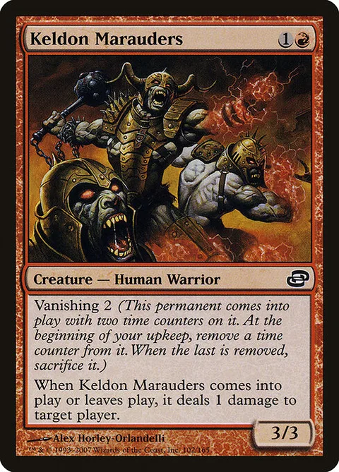 Keldon Marauders, card 102 from Planar Chaos