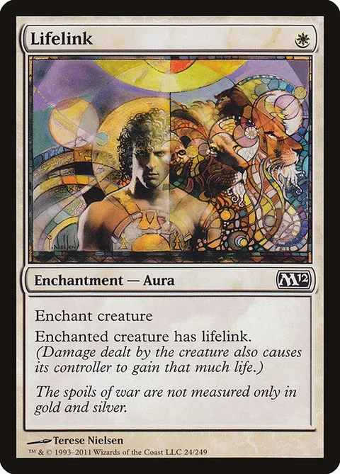 Lifelink, card 24 from Magic 2012