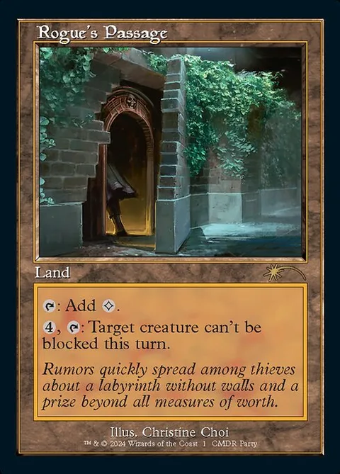 Rogue's Passage, card 10 from Wizards Play Network 2024