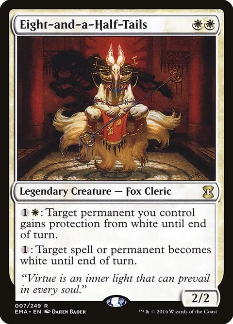 Eight-and-a-Half-Tails, card 7 from Eternal Masters