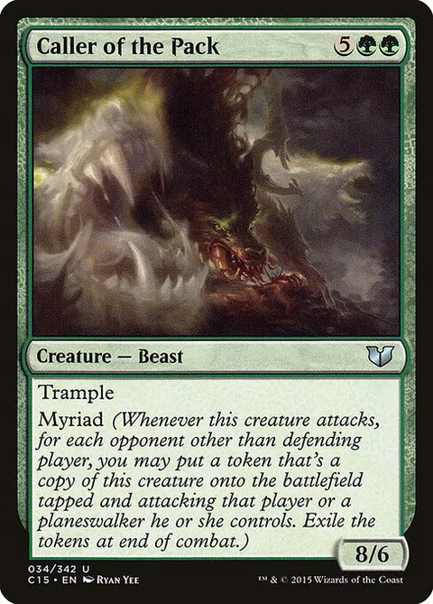 Caller of the Pack, carte 34 de Commander 2015