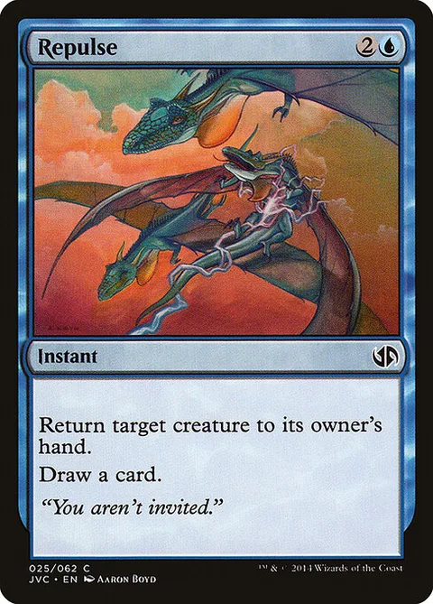 Repulse, card 25 from Duel Decks Anthology: Jace vs. Chandra
