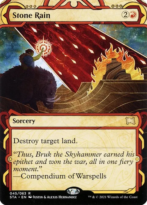 Stone Rain, carte 45 de Strixhaven Mystical Archive