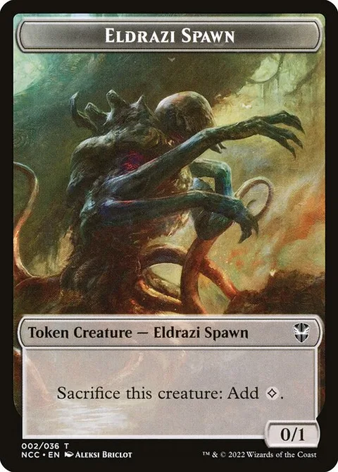 Eldrazi Spawn, carte 2 de New Capenna Commander Tokens
