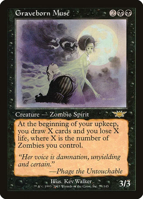 Graveborn Muse, carte 73 de Legions