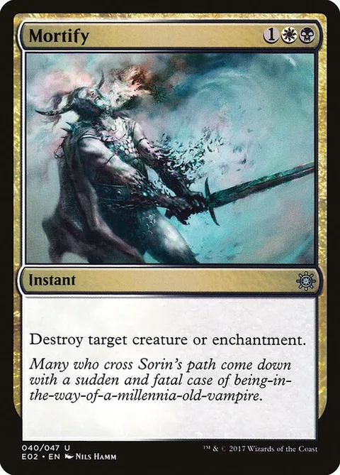 Mortify, carte 40 de Explorers of Ixalan