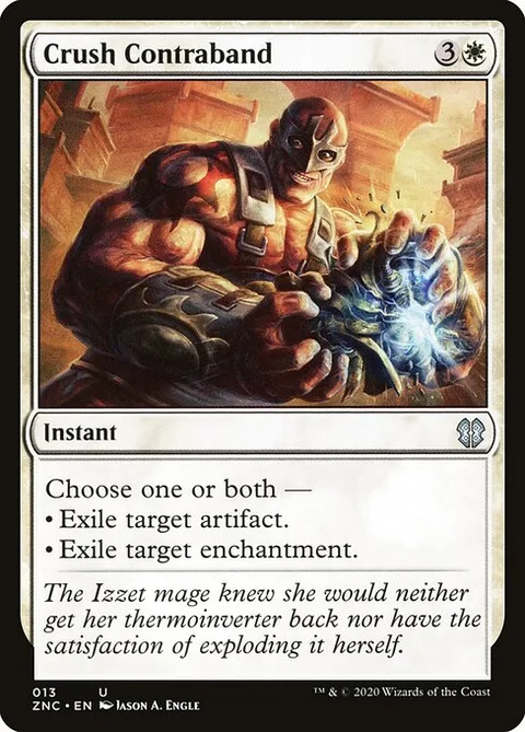 Crush Contraband, card 13 from Zendikar Rising Commander