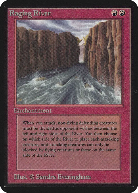 Raging River, card 168 from Limited Edition Alpha